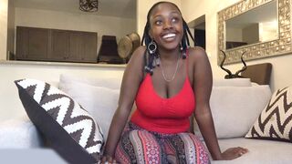 Big tits buxxom African amateur puts out on a fake casting call