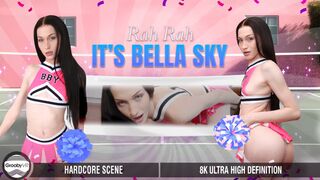 GROOBYVR - Bella Sky Enjoys Riding Prick on P-O-V Video