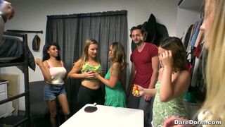 Ping pong party turns into university college group sex