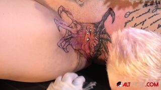 Part 5 - Misha Montana" Alien Muff Tattoo - The Right Side"