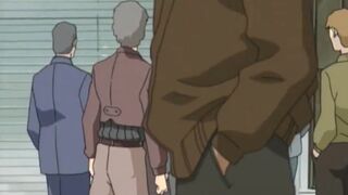 Dominated anime teen oozing out her booty