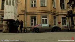 Men bound & Double penetration banged tourist