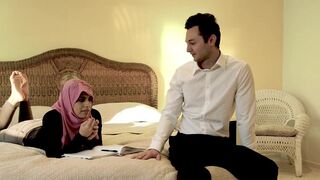 Strict arab stepmommy doesn't let step daughter have sex but it backfires!