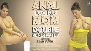 Ass Fucking loving mom Kate Jones gets DPed in rough threeway