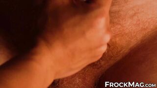 Sexy & passionate hard throbbing prick stroking