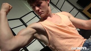 Handsome Hunk Boy Sean Ross Huge Dick Handjob