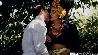 Ebony Hot Girl Julie Kay Takes White Meat in Her Black Butt
