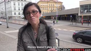 Smiley Czech Stepmom Picked Up On Street P-O-V