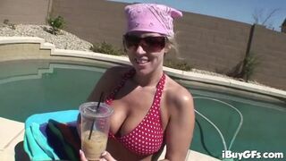 Carolyn Reese with big boobs shower cunt