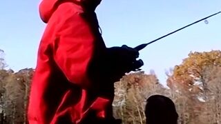 Fisherman blown by naughty daddy in the outdoors