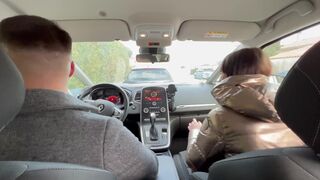 Alyson fucks with a driving school college girl!